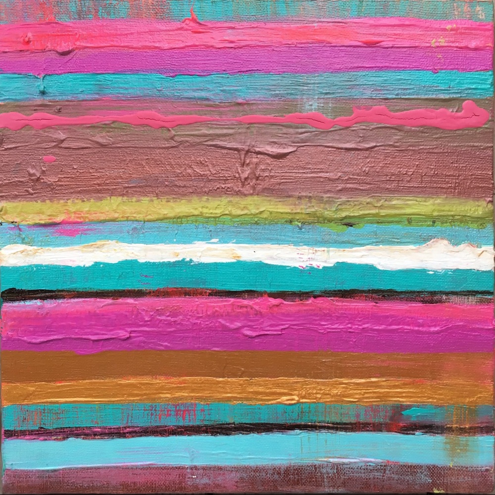 Original One Of a Kind Painting 12” x 12”